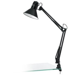 Galda lampa Firmo, melna, 40 W cena un informācija | Galda lampas | 220.lv