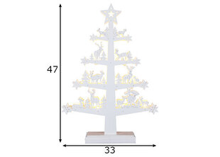 Dekorācija Fauna, balta cena un informācija | Ziemassvētku dekorācijas | 220.lv