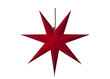 Lampa zvaigznes formā Rozen, 70 cm, sarkana cena un informācija | Ziemassvētku dekorācijas | 220.lv