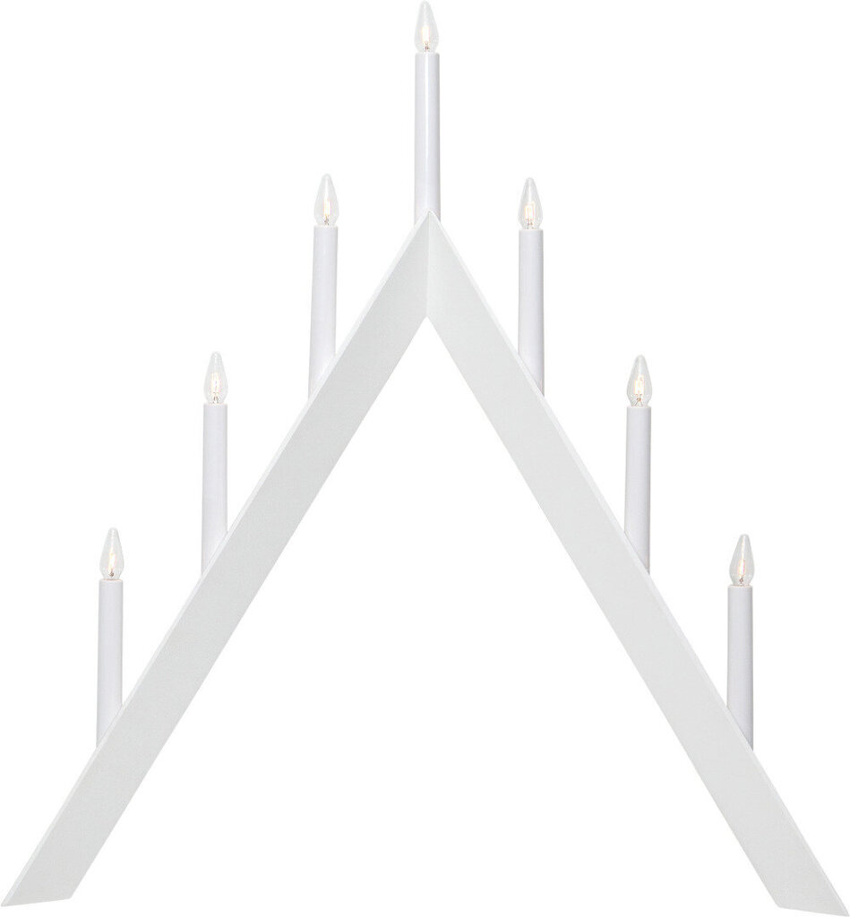 Elektriskais svečturis Arrow, balts cena un informācija | Ziemassvētku dekorācijas | 220.lv
