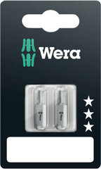 Биты для работ по гипсокартону Wera 851/1 RZ PH, 2 x 25 мм, 2 шт. цена и информация | Механические инструменты | 220.lv