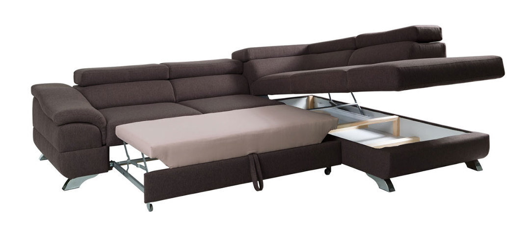 Izvelkamais stūra dīvāns Lagos cena un informācija | Stūra dīvāni | 220.lv