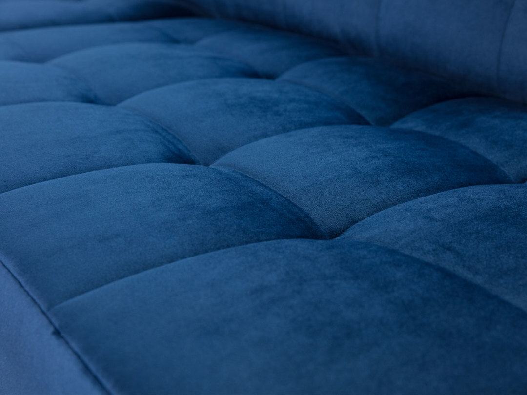 Izvelkamais stūra dīvāns Nord, zils cena un informācija | Stūra dīvāni | 220.lv