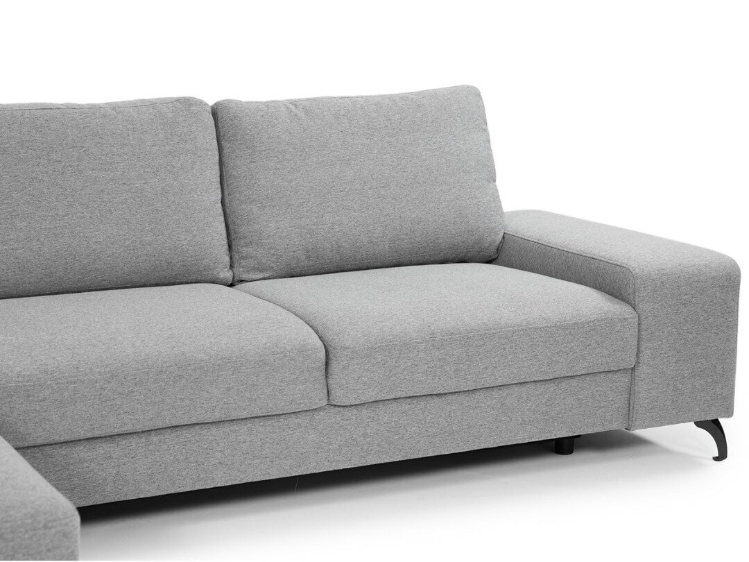 Izvelkamais stūra dīvāns Flavio, zaļš cena un informācija | Stūra dīvāni | 220.lv