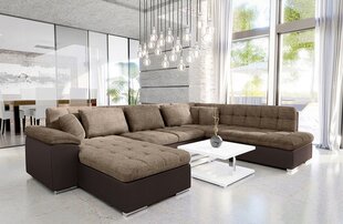 Угловой диван-кровать Niko Bis, коричневый цена и информация | Угловые диваны | 220.lv