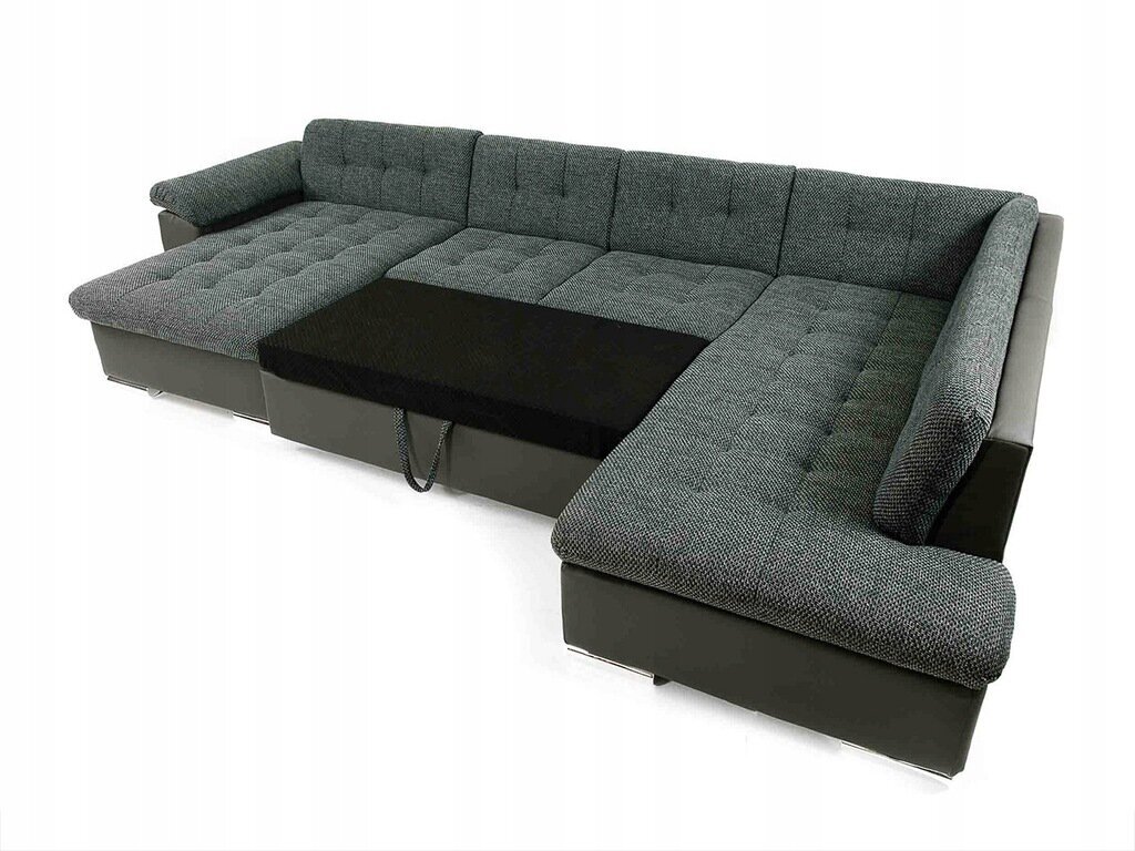 Izvelkamais stūra dīvāns Niko, gaiši brūns / brūns cena un informācija | Stūra dīvāni | 220.lv