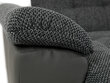 Izvelkamais stūra dīvāns Niko, pelēks / melns cena un informācija | Stūra dīvāni | 220.lv