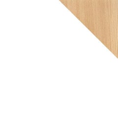 Gulta Caren, 80 x 180 cm + gultas kastes, balta / dižskābardis цена и информация | Кровати | 220.lv