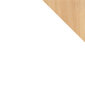 Gulta Caren, 80 x 180 cm, balta / dižskābarža krāsa cena un informācija | Gultas | 220.lv