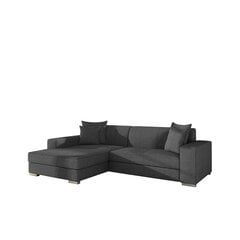 Izvelkamais stūra dīvāns MEXICO, tumši pelēks cena un informācija | Stūra dīvāni | 220.lv