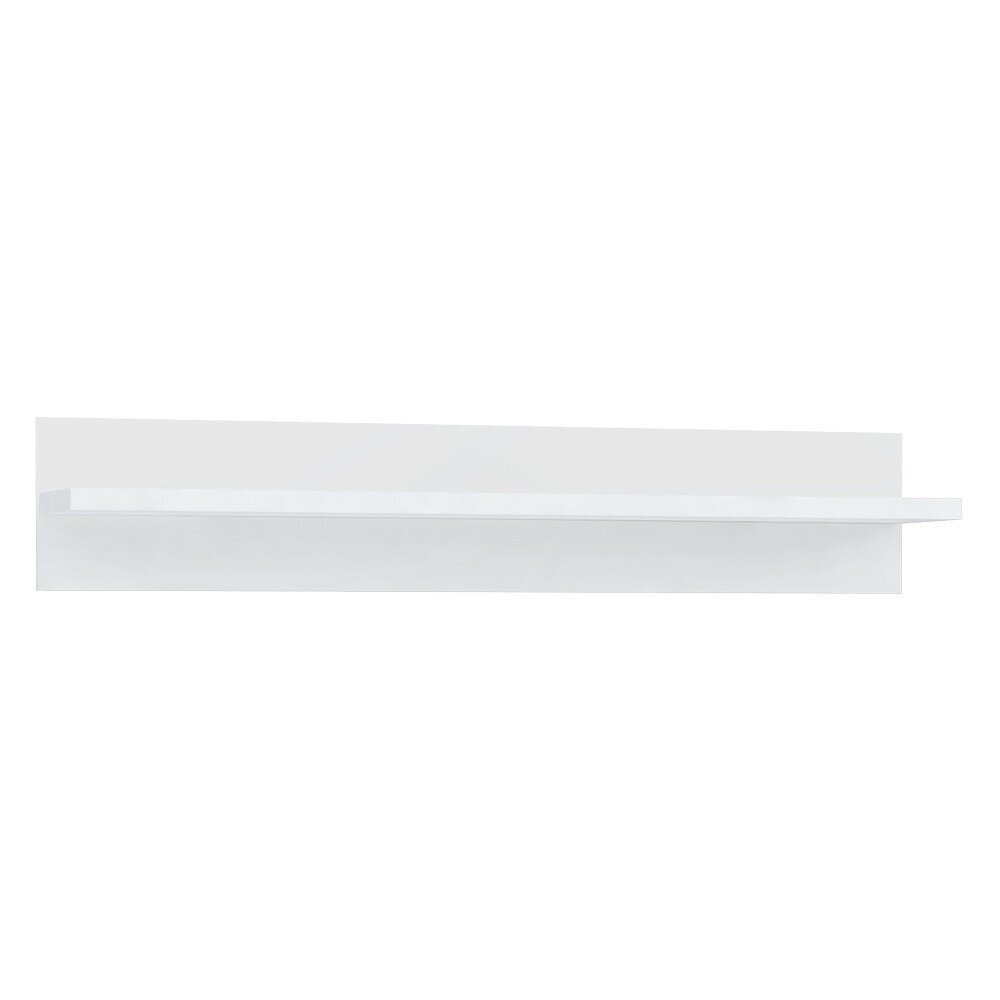 Sienas plaukts L-Light LLGB01B, balts/spīdīgi balts цена и информация | Plaukti | 220.lv