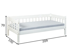 Кровать Sintro 90x200, белый цена и информация | Кровати | 220.lv
