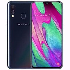 Samsung Galaxy A40 Black, 5.9 , Super A цена и информация | Мобильные телефоны | 220.lv