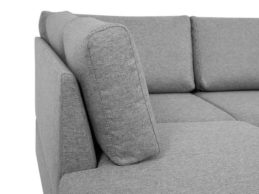 Izvelkamais stūra dīvāns Wilma, pelēks cena un informācija | Stūra dīvāni | 220.lv