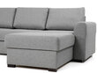 Izvelkamais stūra dīvāns Wilma, pelēks цена и информация | Stūra dīvāni | 220.lv