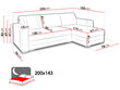 Izvelkamais stūra dīvāns Trendy цена и информация | Stūra dīvāni | 220.lv