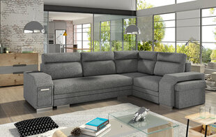 Угловой диван-кровать Alvares, серый цена и информация | Угловые диваны | 220.lv