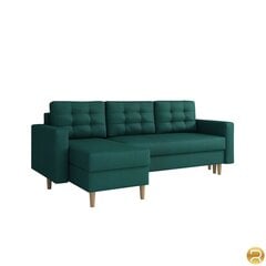 Izvelkamais stūra dīvāns Ana, zaļš цена и информация | Угловые диваны | 220.lv