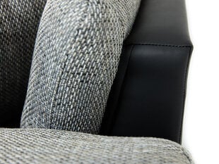 Угловой диван-кровать с ящиком для белья Diana, серый текстиль/серая искусственная кожа цена и информация | Диваны | 220.lv