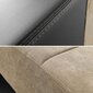Izvelkamais stūra dīvāns Aden, balts/melns cena un informācija | Stūra dīvāni | 220.lv