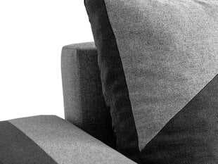 Izvelkamais stūra dīvāns Arizona, gaiši pelēks/tumši pelēks cena un informācija | Dīvāni | 220.lv