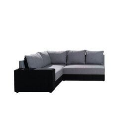 Угловой диван-кровать Bono BX, серый/чёрный цена и информация | Угловые диваны | 220.lv