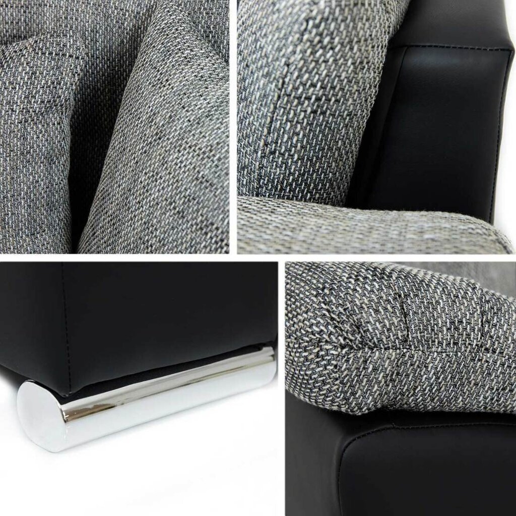 Izvelkamais stūra dīvāns Diana, tumši pelēks/pelēks цена и информация | Dīvāni | 220.lv