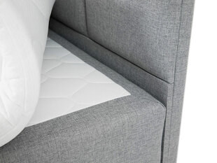 Kontinentālā gulta Garda Lux, 90 x 200 cm, melna цена и информация | Кровати | 220.lv