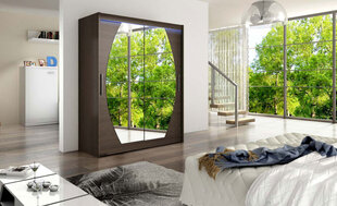Шкаф с раздвижными дверями WESTA / PRESTO VIII + LED цена и информация | Шкафы | 220.lv
