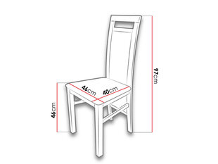 Krēsls K75 cena un informācija | Virtuves un ēdamistabas krēsli | 220.lv