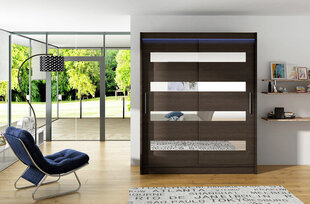 Шкаф с раздвижными дверями WESTA / PRESTO XIII + LED цена и информация | Шкафы | 220.lv