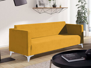 Dīvāns SZAFIR 3, dzeltens cena un informācija | Dīvāni | 220.lv
