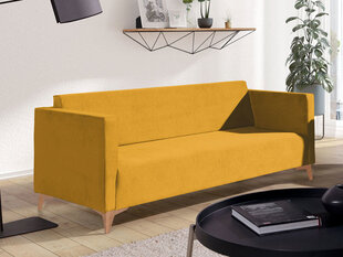 Dīvāns SZAFIR 3, dzeltens цена и информация | Диваны | 220.lv