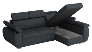 Izvelkamais stūra dīvāns BOSTON MINI, brūns, stūris kreisajā pusē cena un informācija | Stūra dīvāni | 220.lv
