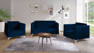 3-х частный комплект мягкой мебели Beliani Safir, синий цена и информация | Комплекты мягкой мебели | 220.lv