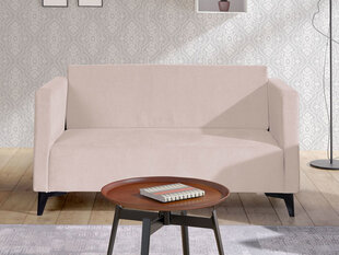 Dīvāns SZAFIR 2, rozā, melna kāju apdare цена и информация | Диваны | 220.lv
