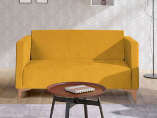 Dīvāns SZAFIR 2, dzeltens cena un informācija | Dīvāni | 220.lv