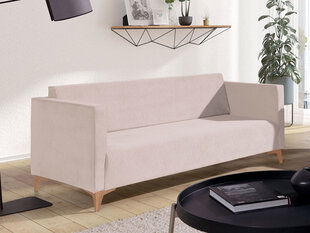 Dīvāns SZAFIR 3, rozā, ozola kāju apdare cena un informācija | Dīvāni | 220.lv