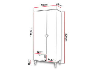 Шкаф Memone цена и информация | Шкафы | 220.lv