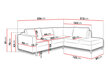 Stūra dīvāns ORLANDO SELECT cena un informācija | Stūra dīvāni | 220.lv