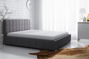 Кровать Leo 140x200 см с подъемным основанием, серый цена и информация | Кровати | 220.lv