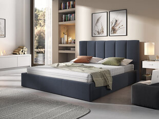 Кровать Nick 180x200 см с выдвижным основанием, синяя цена и информация | Кровати | 220.lv