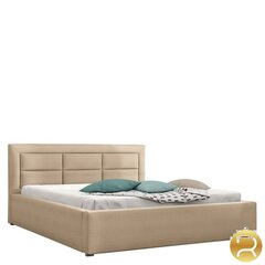Кровать Clasic 140x200 см с выдвижным основанием, бежевая цена и информация | Кровати | 220.lv