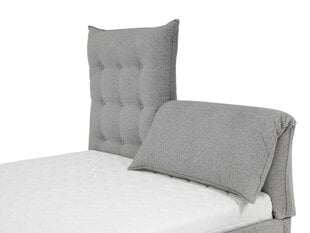 Кровать Szymek 180x200 см с подъемным основанием, серый с узором цена и информация | Кровати | 220.lv