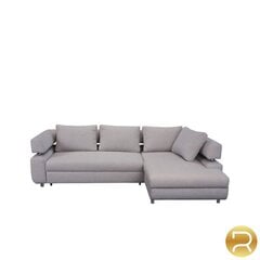 Izvelkamais stūra dīvāns Panama, pelēks cena un informācija | Stūra dīvāni | 220.lv