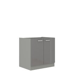 Izlietnes skapis GREY 80 ZL 2F BB MULTILINE cena un informācija | Virtuves skapīši | 220.lv