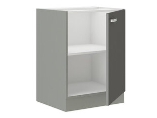 Кухонный шкаф 1 drzwi GREY 60 D 1F BB MULTILINE цена и информация | Кухонные шкафчики | 220.lv