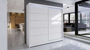 Шкаф с раздвижными дверями Talin IV + светодиодное освещение цена и информация | Шкафы | 220.lv