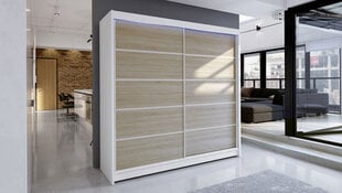 Шкаф с раздвижными дверями Talin IV + светодиодное освещение цена и информация | Шкафы | 220.lv