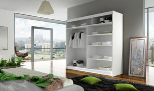 Шкаф с раздвижными дверями Bega V+ LED подсветка цена и информация | Шкафы | 220.lv